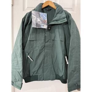 NWT MENS Green HELLY HANSEN JACKET RN #73983 CA #26405 THINSULATE - Size Medium
